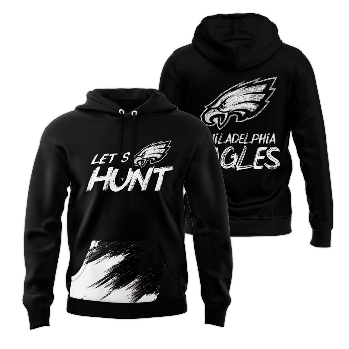 Let's Hunt Philadelphia Eagles 2025 Hoodie - teelands